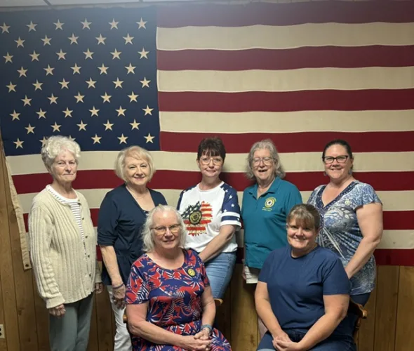 County auxiliary names officers